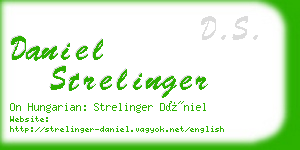 daniel strelinger business card